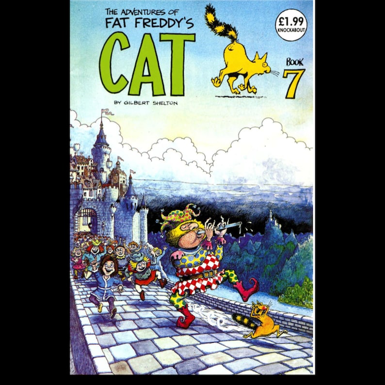 Freak Brothers collection, Fat Freddy's Cat comics, underground comics, Gilbert Shelton comics, 1960s comics, 1970s comics, 1980s comics, 1990s comics, counterculture comics, vintage comics, digital comic download, comic PDF collection, Fat Freddy's Cat digital comics, Freak Brothers digital comics, classic comic collection, out-of-print comics, underground comic PDFs, 70s-90s comics, cult comic series, satirical comic books, comics for collectors, rare comics collection, vintage comic book PDF, cartoonist