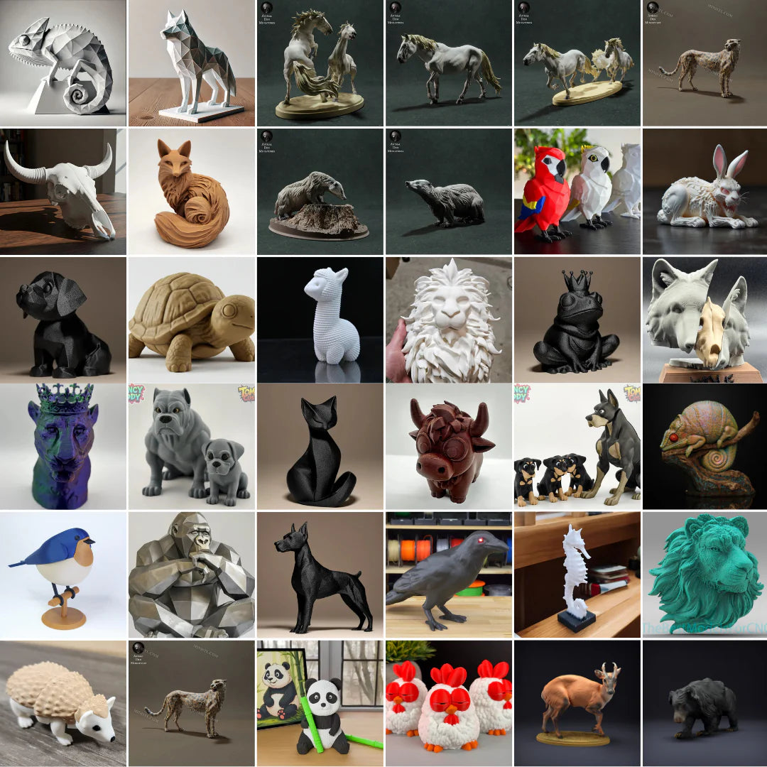 animal STL pack, 3D animal models, wildlife STL designs, 3D animal figurines, animal 3D print models, 3D printable animals, farm animals STL, marine animal models, exotic animal STL files, 3D printed wildlife, animal figurines STL, lion tiger elephant STL, 3D printable pets, farm animal 3D models, pet models STL, ocean creatures STL, dolphins whales sharks STL, articulated animal models, fantasy creatures STL, 3D printed animals for kids, 3D printable zoo animals, 3D printable ocean creatures, realistic ani