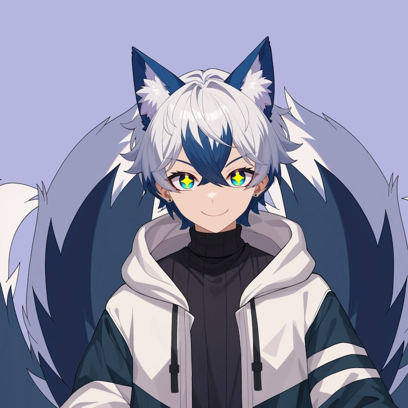 Full body Vtuber model, rigged Vtuber model, Live2D Vtuber model, VTube Studio model, Vtuber fox model, Vtuber character, Vtuber rigged model, cute fox Vtuber, chibi Vtuber model, Live2D rigged, Vtuber model for commercial use, Vtuber model with tails, customizable Vtuber model, Vtuber model expressions, Fox ears Vtuber, Live2D setup, VTube Studio fox model, anime Vtuber, Vtuber with heart eyes, Vtuber model for streaming, Vtuber character download, Vtuber animation, Vtuber chibi character, Live2D model for