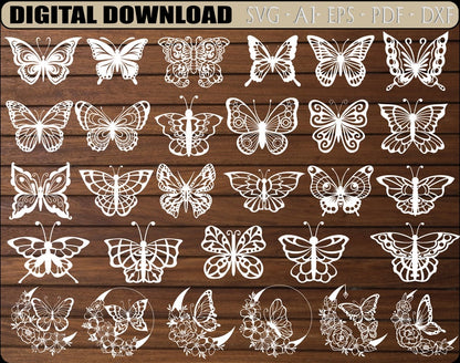 butterfly SVG bundle, laser cut butterfly designs, Cricut butterfly SVG, Silhouette butterfly cut files, papercut butterfly template, butterfly laser cut files, butterfly craft SVG, laser cut designs for Cricut, butterfly designs for Glowforge, butterfly SVG download, home décor butterfly SVG, personalized butterfly gifts, SVG for papercut designs, butterfly home decorations, butterfly cut files for Cricut, glowforge butterfly projects, butterfly decorations SVG, Cricut butterfly cutting files, laser cuttin