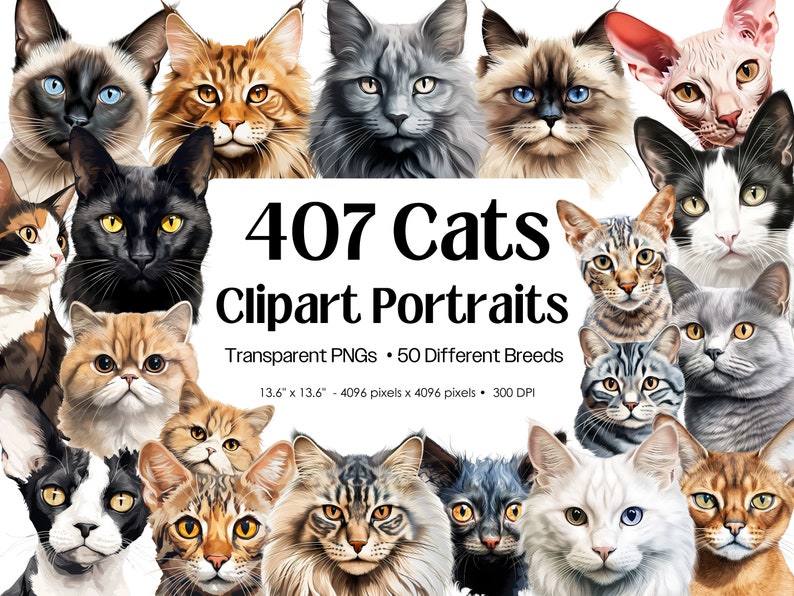 cat portrait clipart, cat PNG files, cat breed illustrations, sublimation cat images, high-quality cat clipart, cat art for crafts, T-shirt cat designs, cat clipart PNG, Siamese cat clipart, Persian cat illustrations, Bengal cat clipart, Maine Coon PNG, cat lovers art, cat breed clipart, cat digital download, transparent cat PNG files, cat images for sublimation, cat prints for crafting, cute cat clipart, digital cat art, commercial use cat images, cat portrait illustrations, feline clipart bundle, cat vect