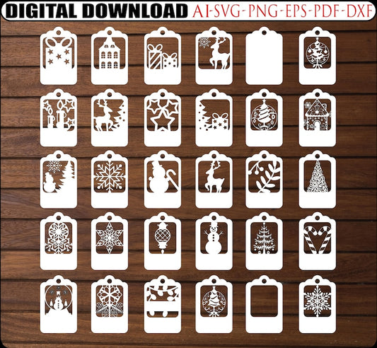 Christmas gift tags SVG, Christmas SVG bundle, Cricut gift tag files, Glowforge gift tags, Christmas laser cut files, holiday gift tag designs, personalized Christmas tags, gift tags SVG for Cricut, Christmas ornaments SVG, gift packaging SVG files, laser cut Christmas tags, holiday decor SVG, gift tags laser cut, Christmas gift wrapping, holiday SVG designs, Christmas crafts SVG, printable Christmas gift tags, Christmas ornament SVG, Christmas cut file bundle, SVG gift tag designs, Christmas holiday décor 