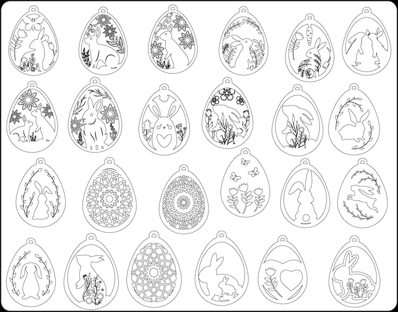 Easter bunny SVG, Easter ornaments SVG, Easter laser cut files, Easter hanger SVG, Glowforge Easter designs, Cricut Easter files, Easter decorations SVG, bunny ornament SVG, laser cut Easter designs, Easter gifts SVG, Easter crafts bundle, SVG for Cricut, DIY Easter decorations, Easter egg SVG, laser cut holiday decorations, bunny designs for Glowforge, Easter SVG download, Easter home décor SVG, printable Easter SVG, Cricut Easter gift tags, Easter-themed laser files, personalized Easter ornaments, Easter 