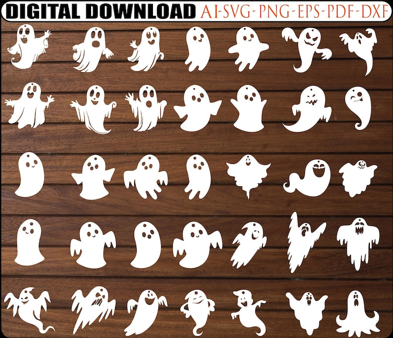 Halloween ghosts SVG, Halloween laser cut files, Glowforge ghost SVG, Cricut Halloween designs, Halloween sign SVG, hanging ghosts SVG, spooky Halloween SVG, Halloween decorations SVG, Halloween ornament files, laser cut Halloween ghosts, PNG Halloween ghost files, Cricut ghost SVG, Halloween SVG for crafts, spooky sign SVG, Halloween digital download, laser cutting Halloween designs, SVG for Halloween signs, ghost SVG bundle, Halloween party decor SVG, DIY Halloween crafts, Halloween cutting files, Hallowe