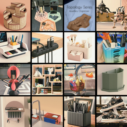 3D printable organizers, STL organizer files, home organization 3D printing, desk organizer STL, kitchen organizer STL, tool holder 3D print, shoe rack STL, makeup organizer STL, 3D printable home organization, organize with 3D printing, STL files for home decor, 3D printable office organizers, space-saving STL designs, closet organizer STL, functional 3D printing, 3D printing home solutions, storage solutions STL, printable tool storage, kitchen storage STL, organizer designs STL, home and office organizat