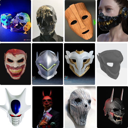 scary masks STL, horror mask designs STL, 3D printable scary masks, Halloween mask STL files, cosplay mask STL, 3D printed Halloween masks, monster mask STL, creepy skull masks STL, 3D printing masks for events, spooky masks for cosplay, demonic mask STL, terrifying mask designs, horror collectible masks STL, 3D printed masks for Halloween, customizable horror masks, scary skull STL files, Halloween 3D printable masks, 3D printable monster masks, mask STL files for 3D printing, 3D printed Halloween decorati