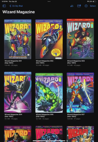 Wizard Magazine Digital Collection: 1991–2011 Comics Nostalgia