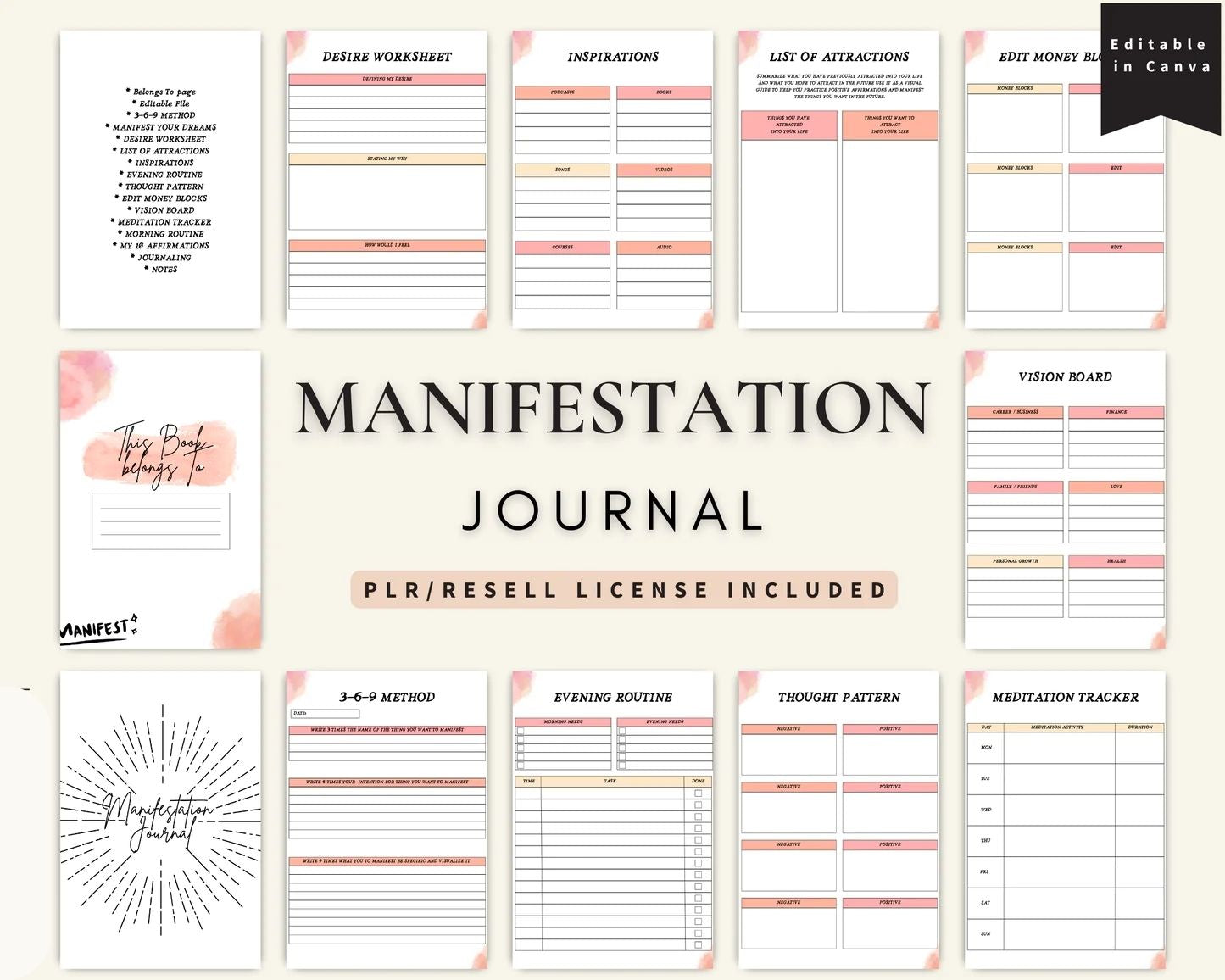 PLR Journal & Planner Bundle